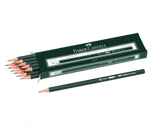 FABER-CASTELL 1111 Bleistift HB ohne Radierer