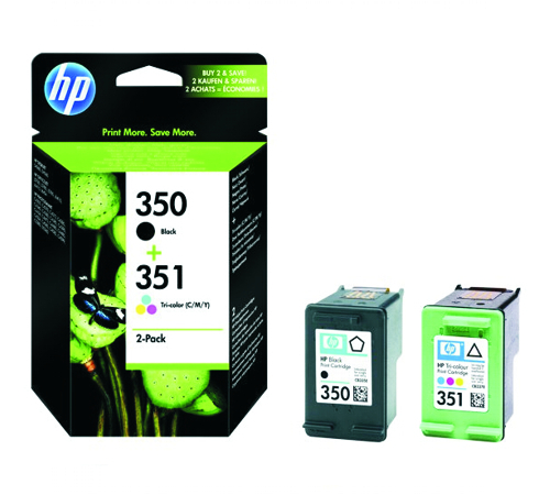 HP SD412EE 350+351 (SD412EE) schwarz + 3-color original