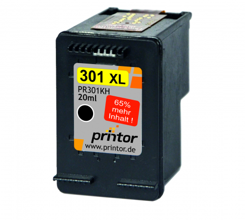 kompatibel zu HP 301 XL CH563EE schwarz