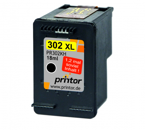 kompatibel zu HP 302 XL F6U68AE schwarz