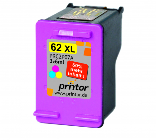 compatible to HP C2P07AE Nr.62 XL