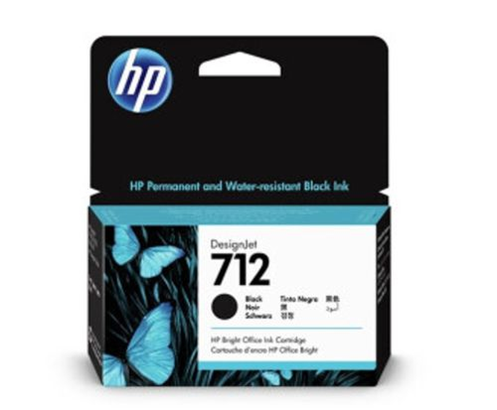 HP 712 (3ED70A) (3ED70A) Schwarz original