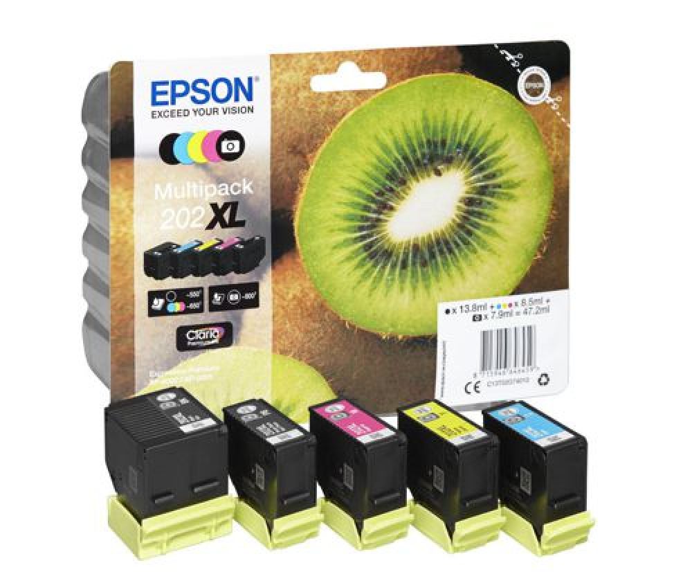 Epson T02G7 Nr.202 XL (C13T02G74010) bk,phk,c,m,y original