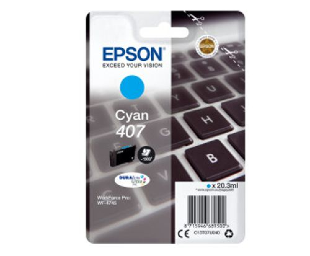 Epson 407 / C13T07U240 (C13T07U240) cyan original