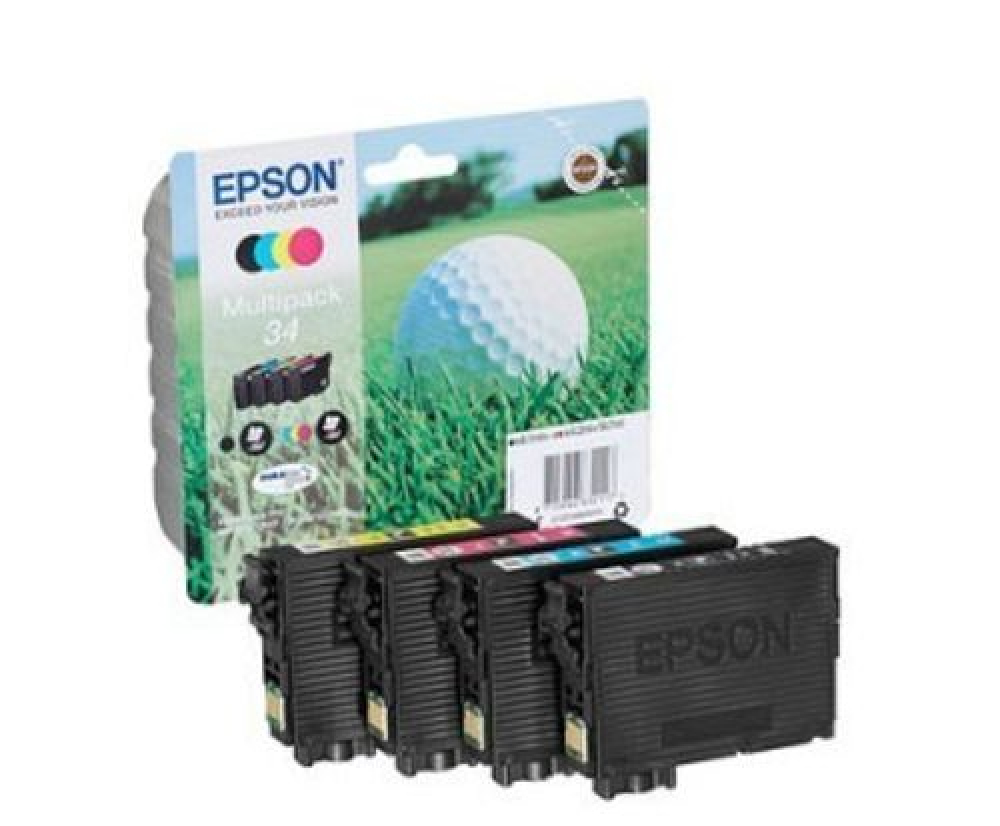 Epson 34 (C13T34664010) Multipack original, BK/C/M/Y original