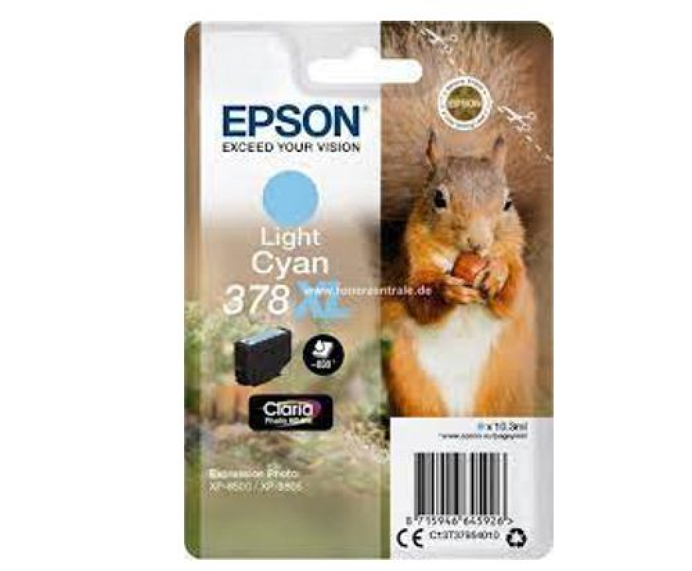 Epson T378XL LC (C13T37954010) light cyan original