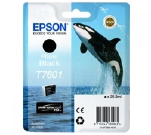 Epson T7601 (C13T76014010) schwarz (foto) original