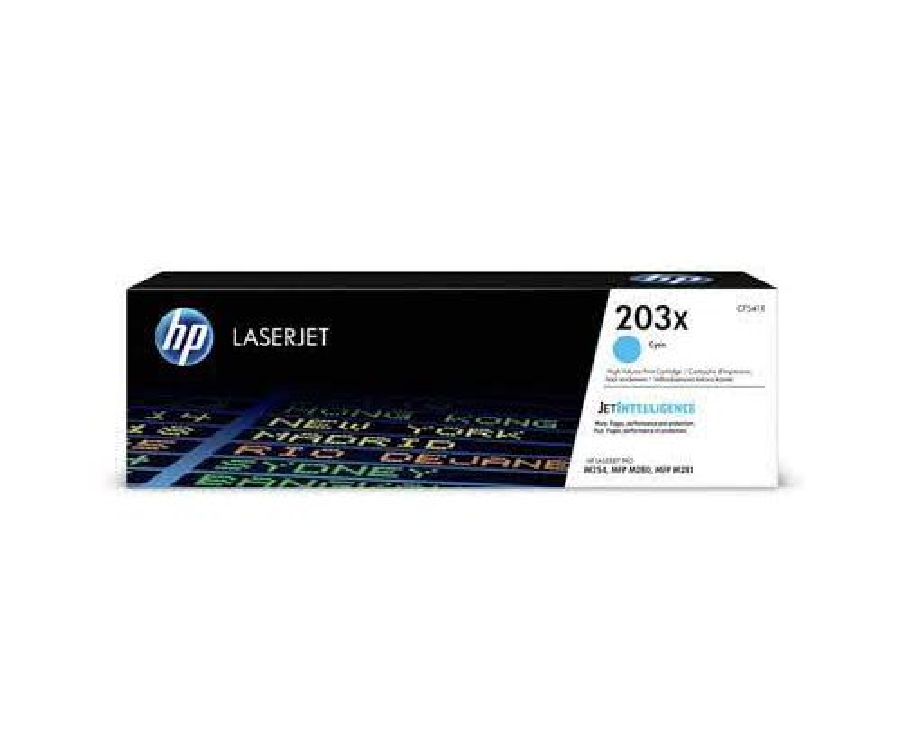 HP 203X (CF541X) Toner originale, cyan original