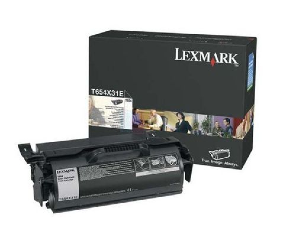 Lexmark T654X31E (T654X31E) schwarz original